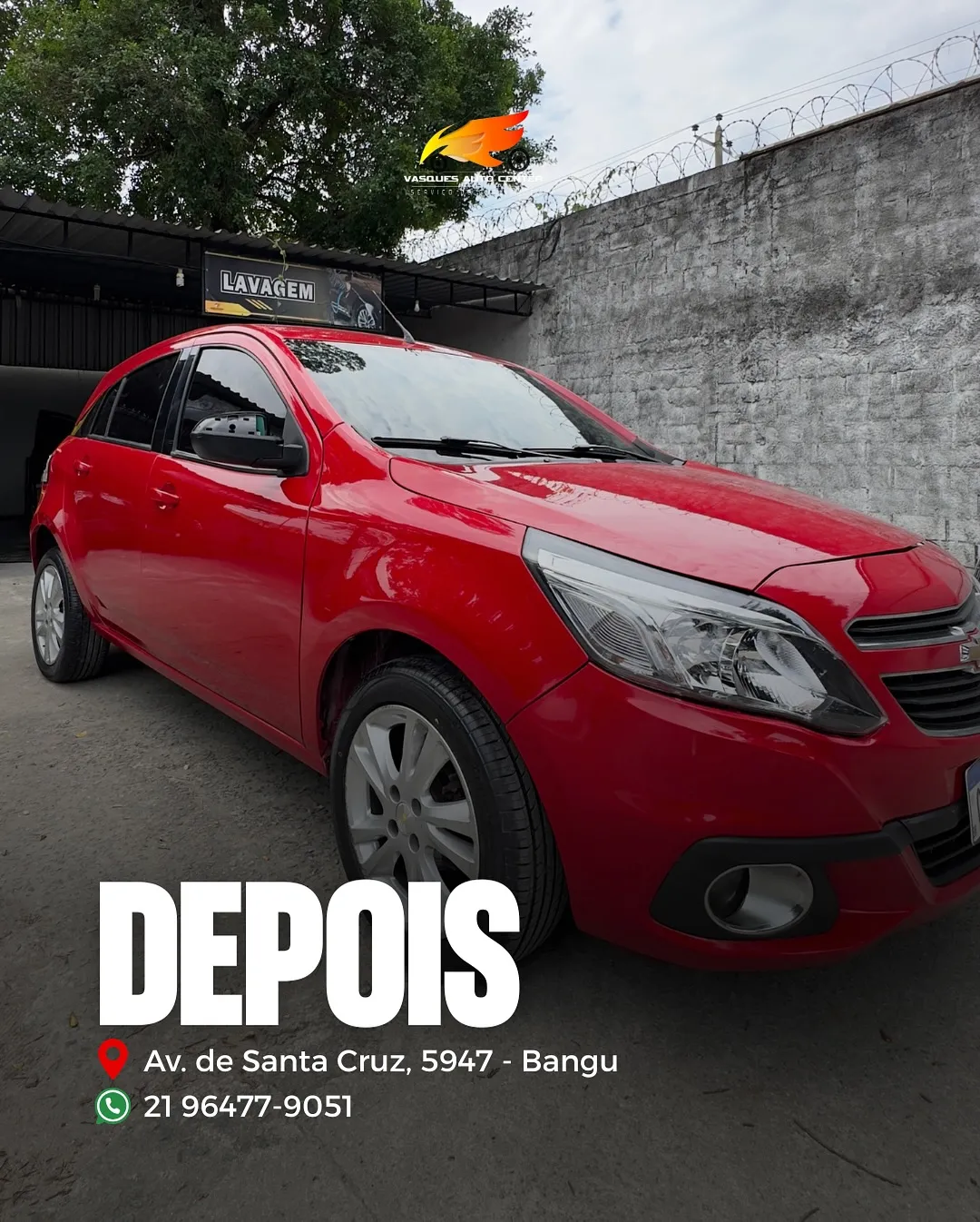 Resultado final após reparo profissional na Vasques Auto Center em Bangu